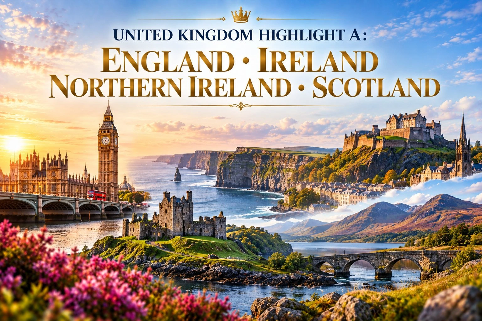 United Kingdom Highlight A: England, Ireland, Scotland