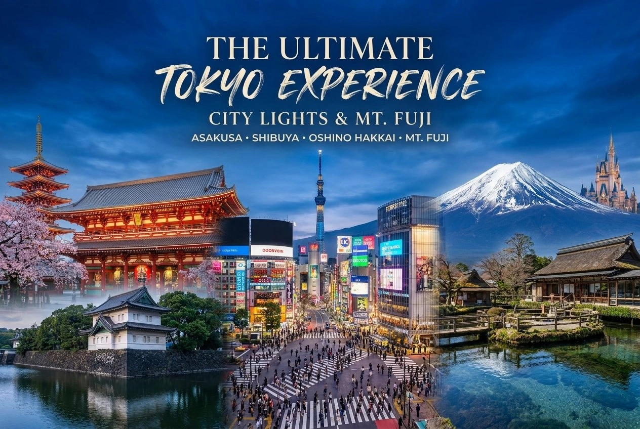 The Ultimate Tokyo Experience - City Lights & Mt. Fuji